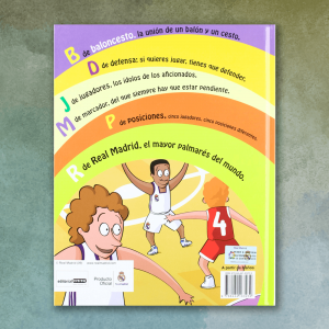 Mi primer libro de baloncesto del Real Madrid (Contraportada) - Diego Moldes
