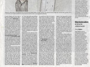 2008-05-11.Diario de Pontevedra, Un encuentro con Jodorowski, 11.05.2008, pág 11, recorte 2