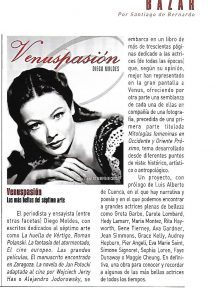 Venuspasión revista Acción, núm 1502.pág 79, Santiago de Bernardo