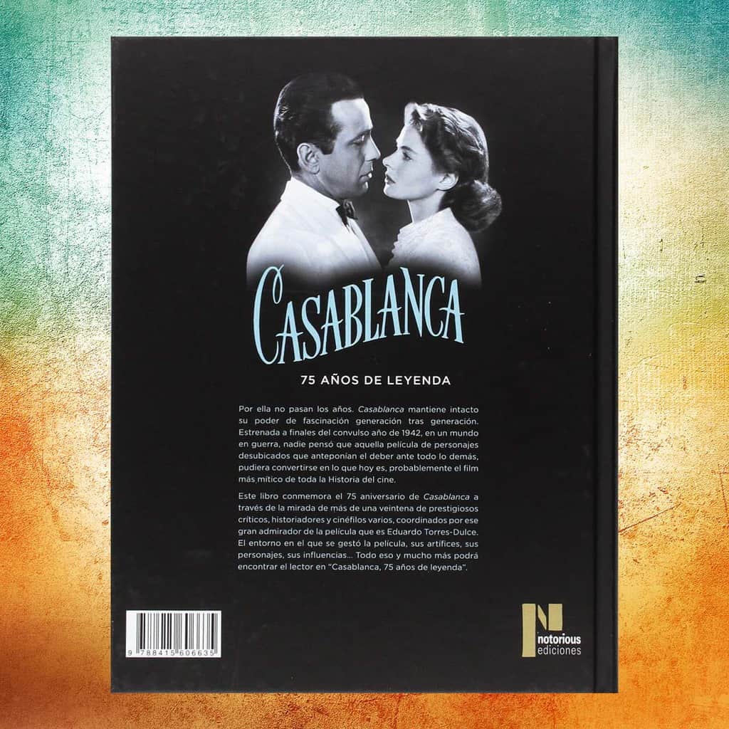 Casablanca. Contraportada